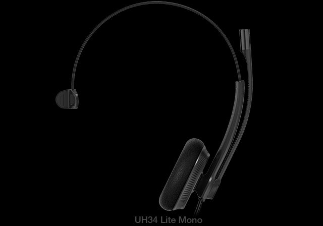 Yealink UH34 Lite Mono Teams USB Headset, Lightweight, All Day Wearing Comfort, Ear Wideband Noise Cancelling Microphone, Foamy Ear Cushions, USB-A Yealink UH34 Lite Mono Teams USB Headset, Lightweight, All Day Wearing Comfort, Ear Wideband Noise Cancelling Microphone, Foamy Ear Cushions, USB-A
